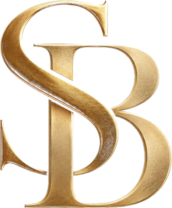 The Stone-Bruckner gold SB monogram
